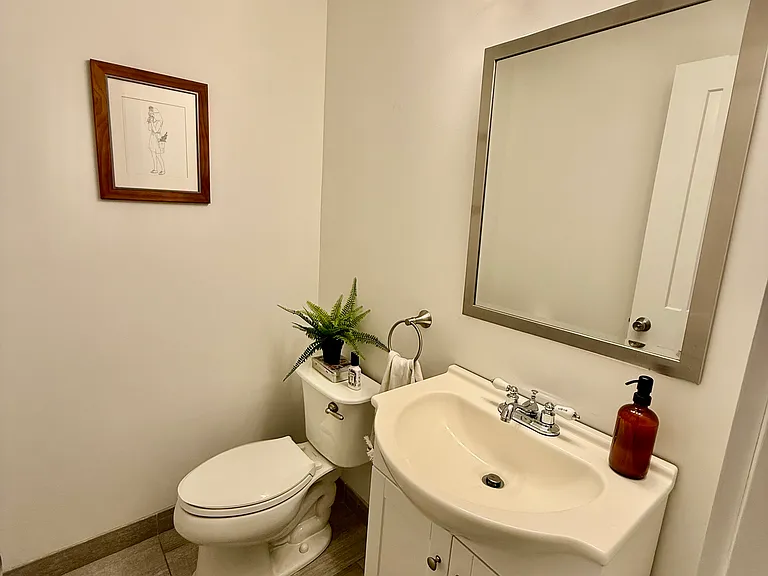 Half bath - perfect for guests