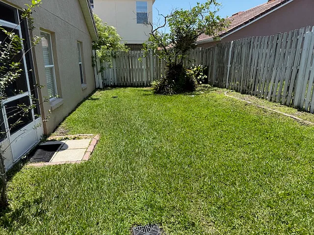 Fenced Back Yard 2