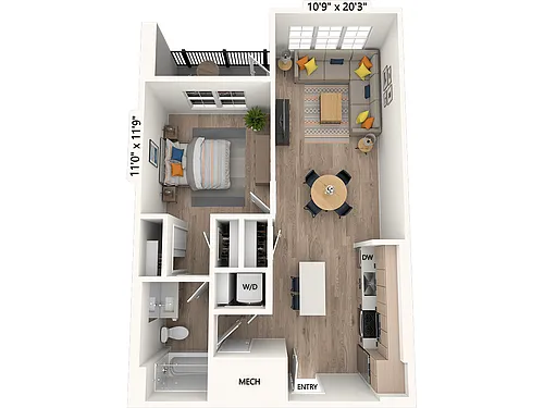 Floor plan AM15.1-M-Scheme III