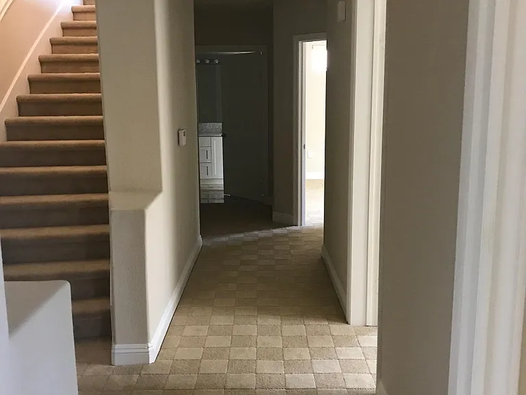 Downstairs are where bedrooms are located