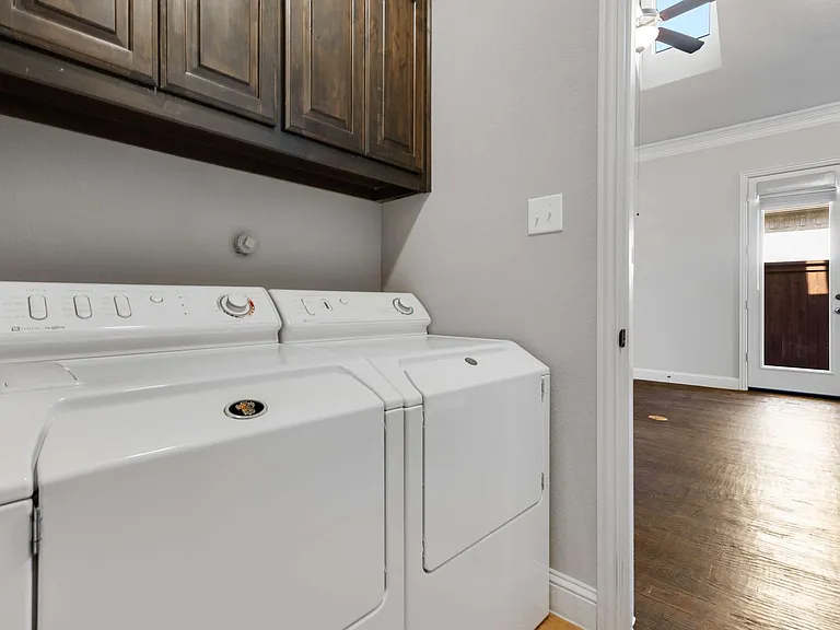Laundry room on the 1st floor. Washer and dryer included
