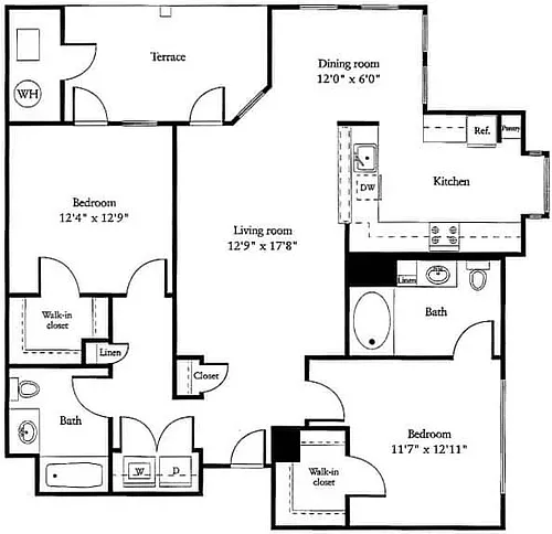 Floor plan B2D