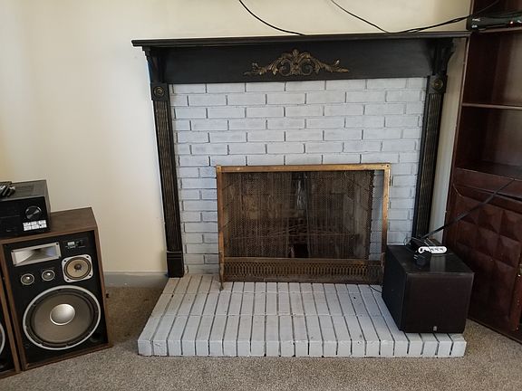 Wood burning fire place