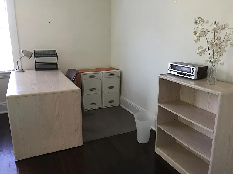 Study area in sitting room