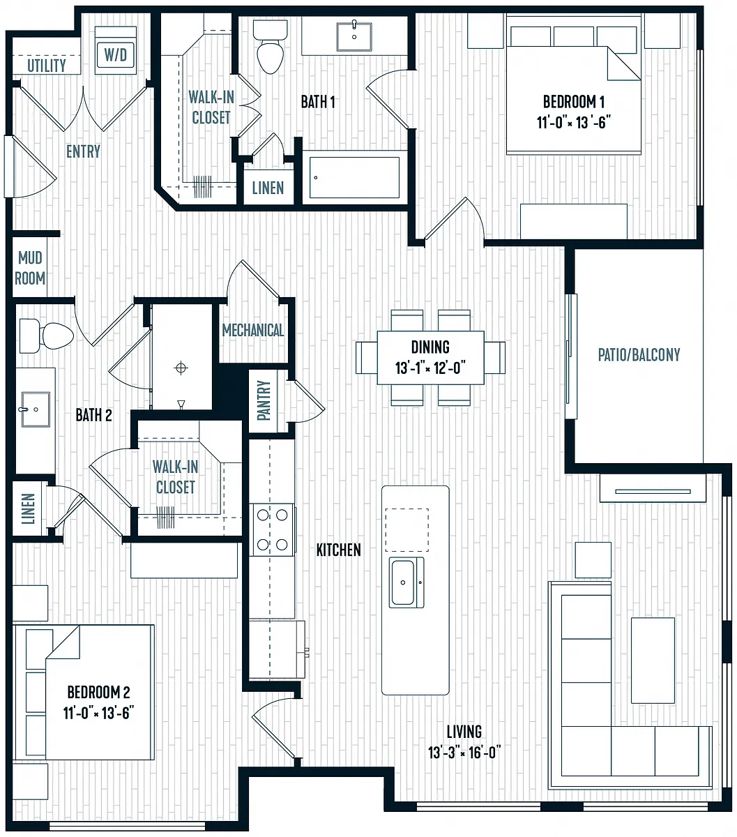 Floor plan B3