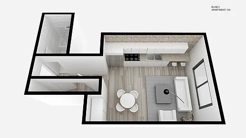Floor plan Studio