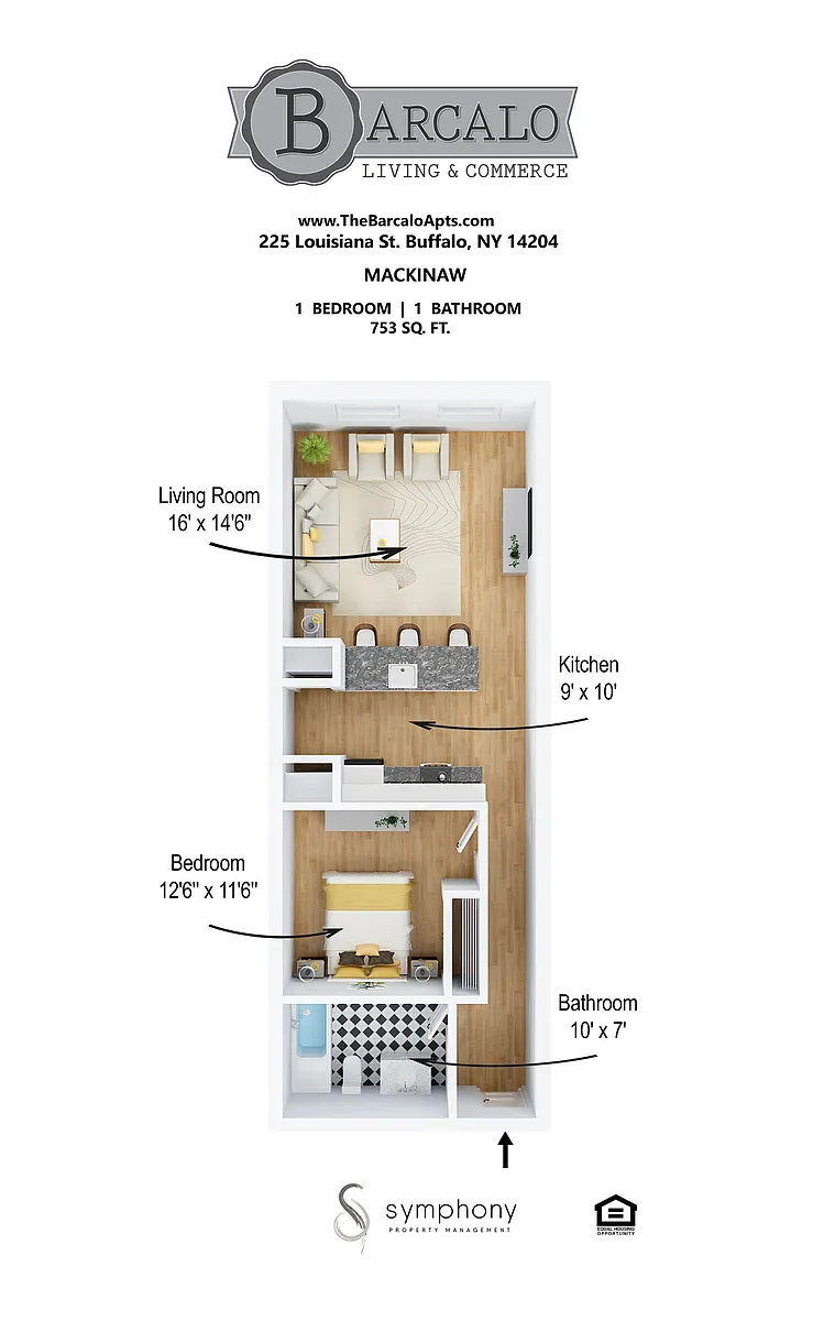 Floor plan Mackinaw