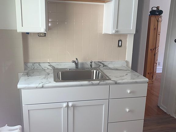 Kitchen sink and cabinets