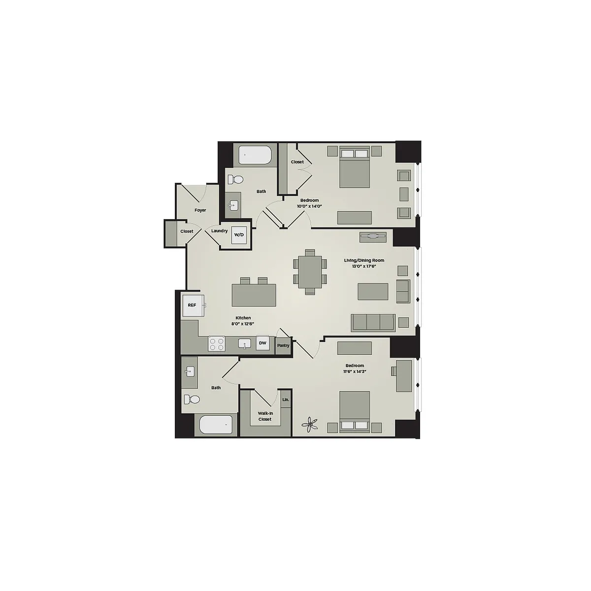 Floor plan B1