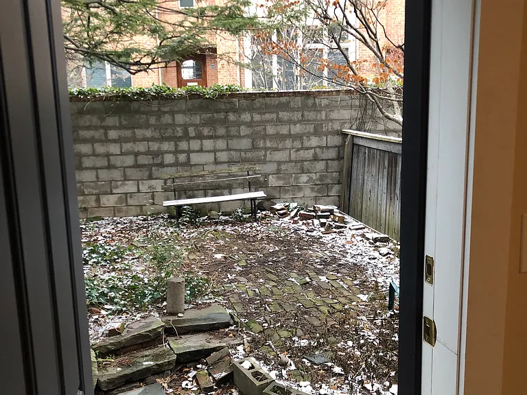 Out the back door