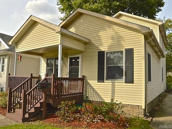 Front of house- landscaped