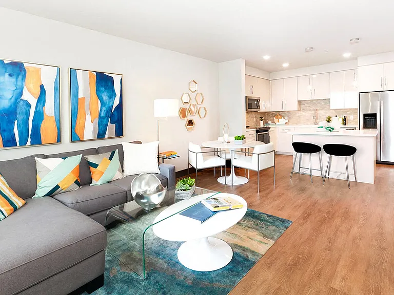 One bedroom living area