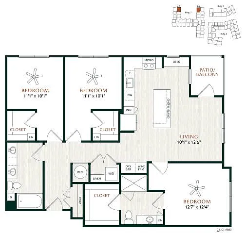 Floor plan C1