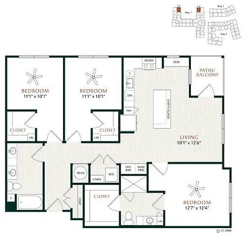 Floor plan C1