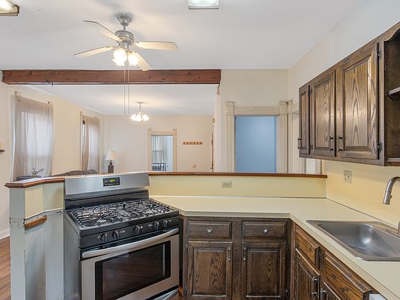 Kitchen with Stainless Steel Oven