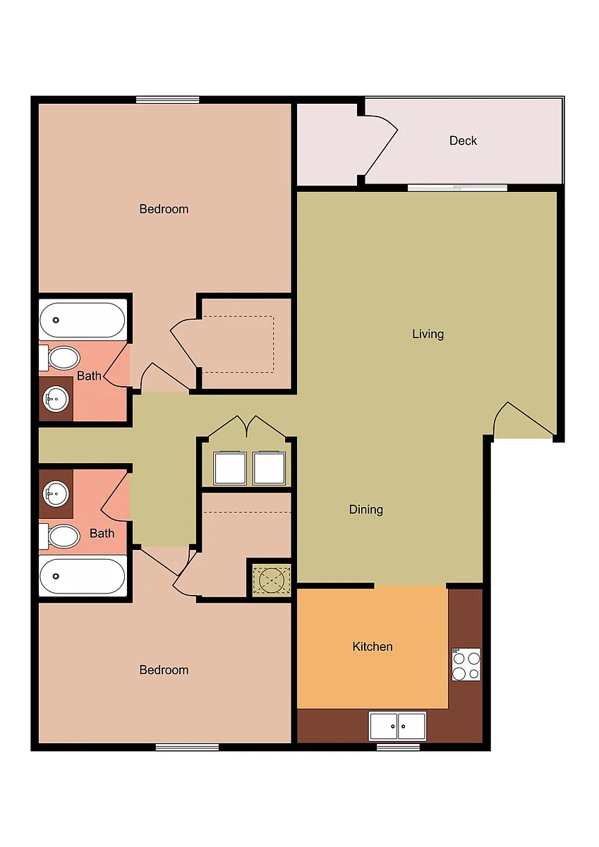 Floor plan 2X2