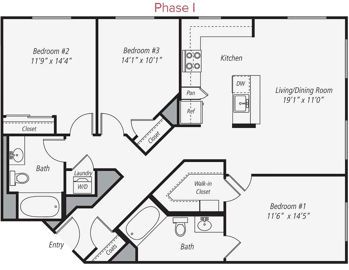 Floor plan C1-1