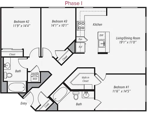 Floor plan C1-1
