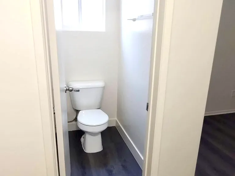 Half bath off of the main bedroom.