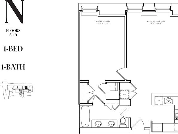 2nd image of 25 Broad St APT 8N