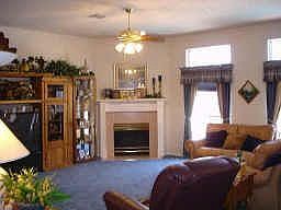 LARGE DEN WITH FIREPLACE