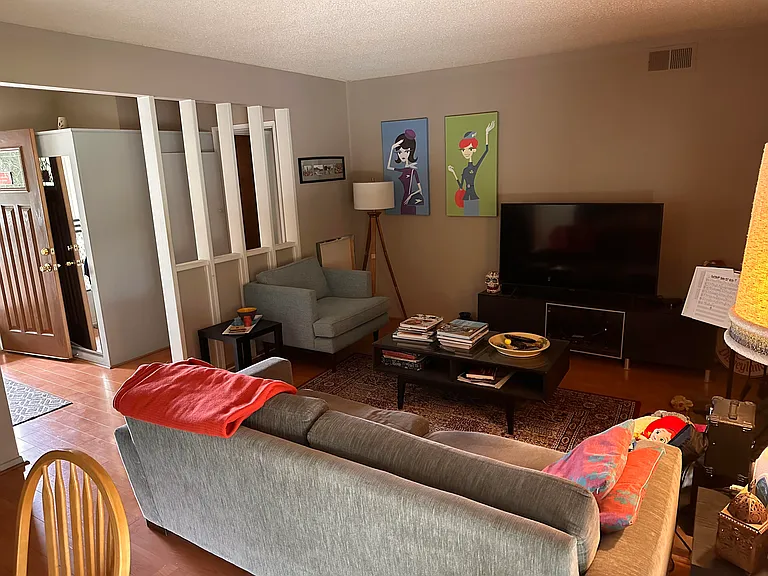 Living room view.