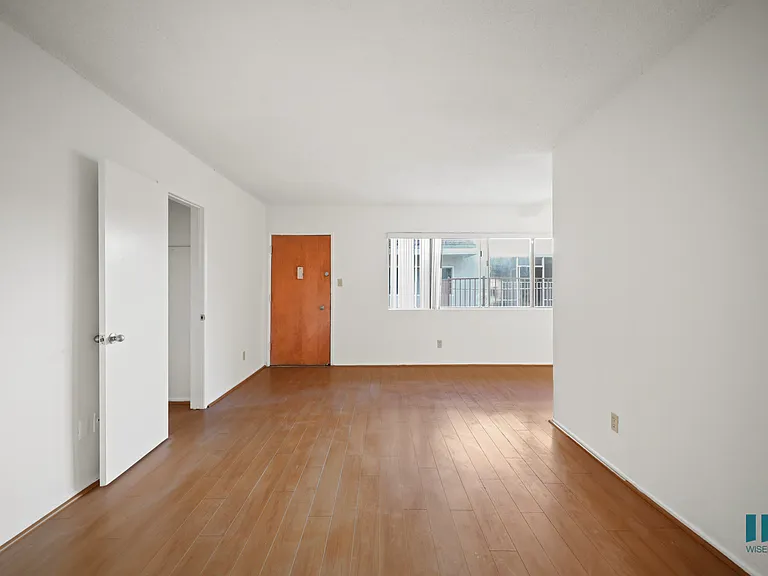 Entryway, Living, and Dining Room with Windows