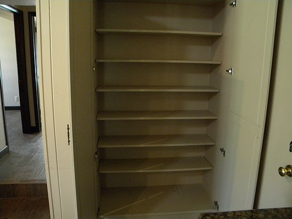 Pantry in kitchen.