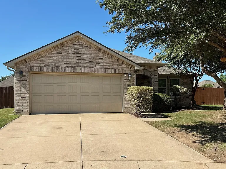 Single story, northeast facing home