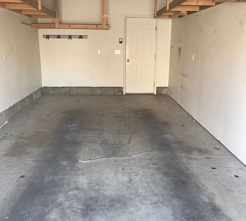 Inside of garage
