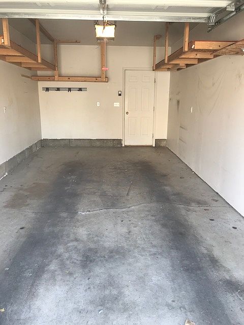 Inside of garage