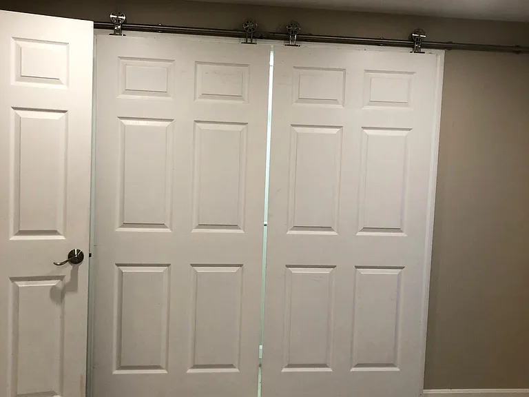 Main Bedroom has a large closet with double barn doors