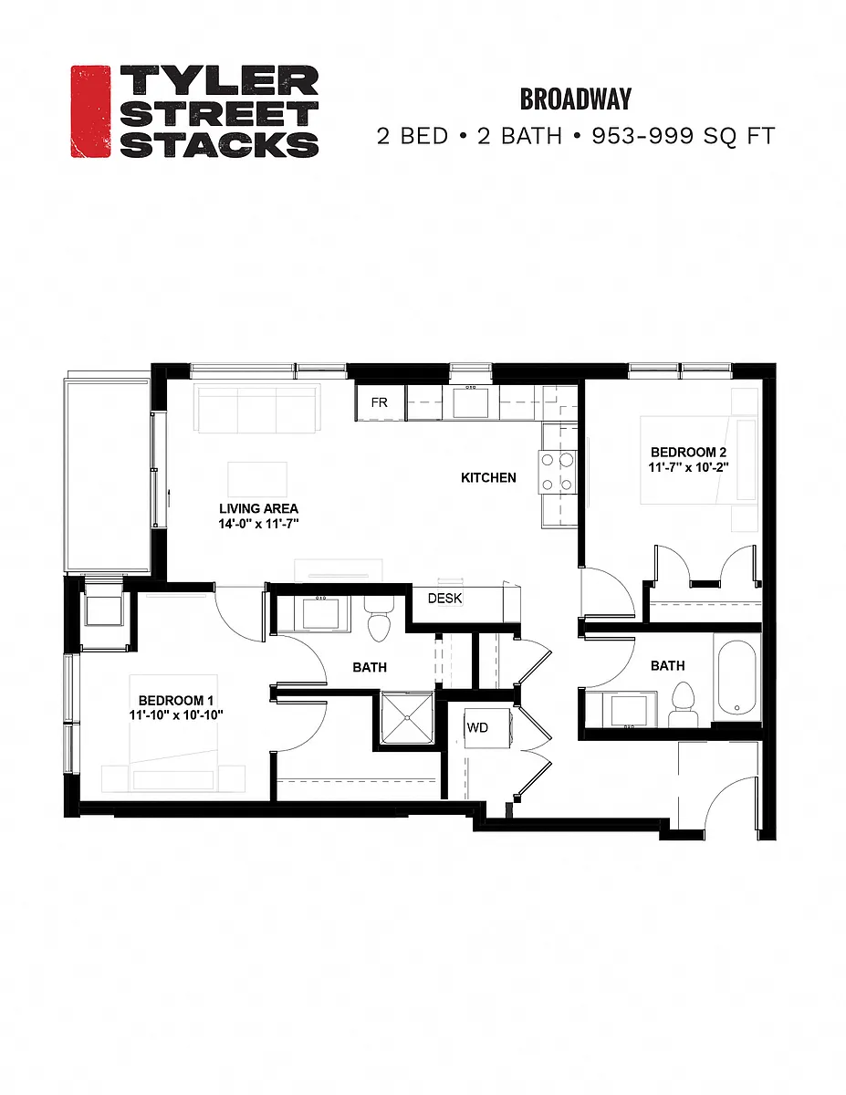 Floor plan Broadway