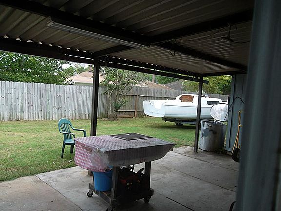 Back covered patio