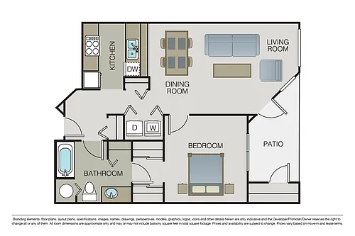 Floor plan Plan 1A