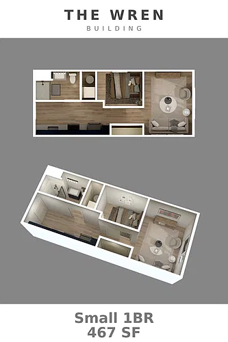 Floor plan WREN-210-1BED-S-N
