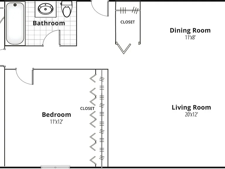 2 Bedroom | 1 Bathroom XL 2 Bedroom | 1 Bathroom XL