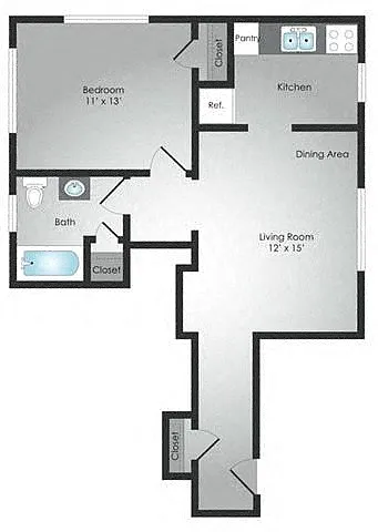 Floor plan A01
