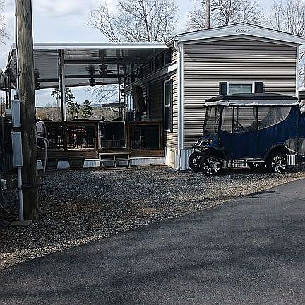 Park model  & covered deck