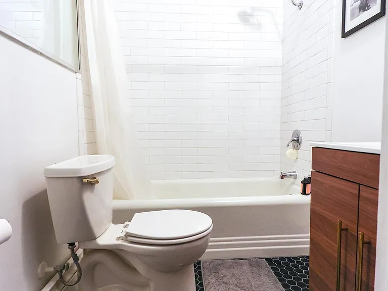 Hallway shared bathroom