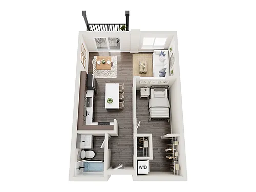 Floor plan Alcove B2 - 80 percent