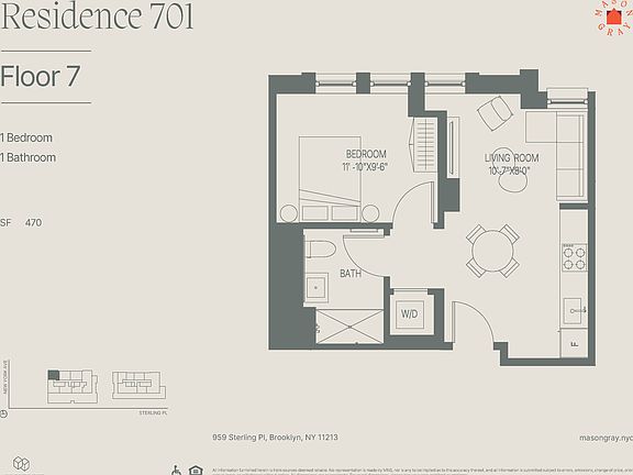 2nd image of 955 Sterling Pl #701