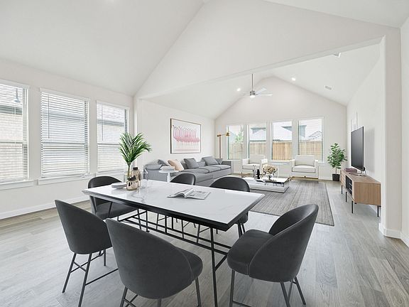 First Floor in the Claret home plan by Trophy Signature Homes - REPRESENTATIVE PHOTO