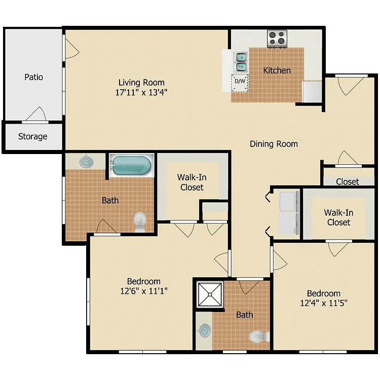 Floor plan Farmington
