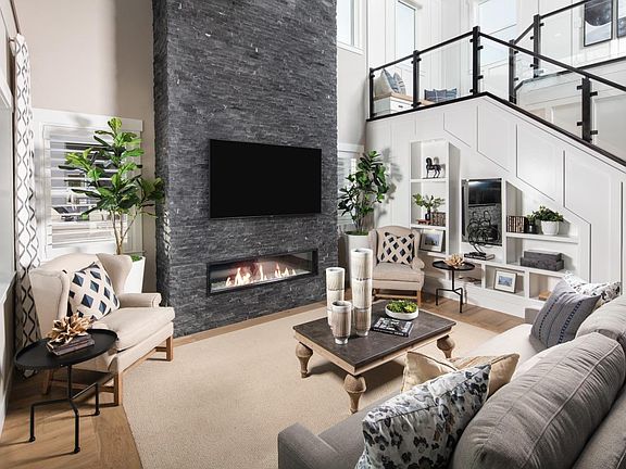 Expansive two-story great room