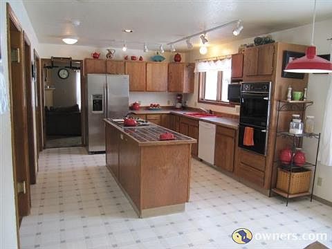 Kitchen with pantry and gathering area