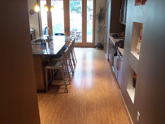 View from entry to kitchen