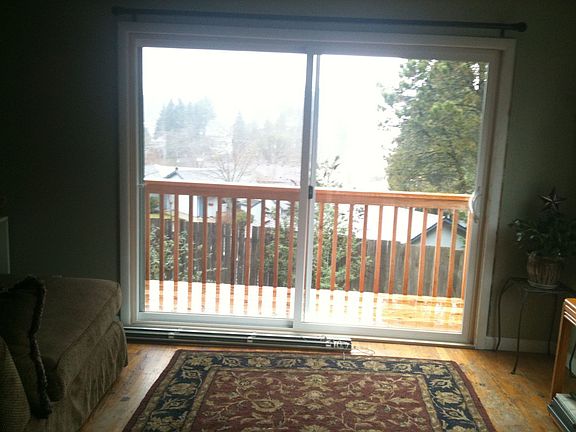 new deck w/view of city