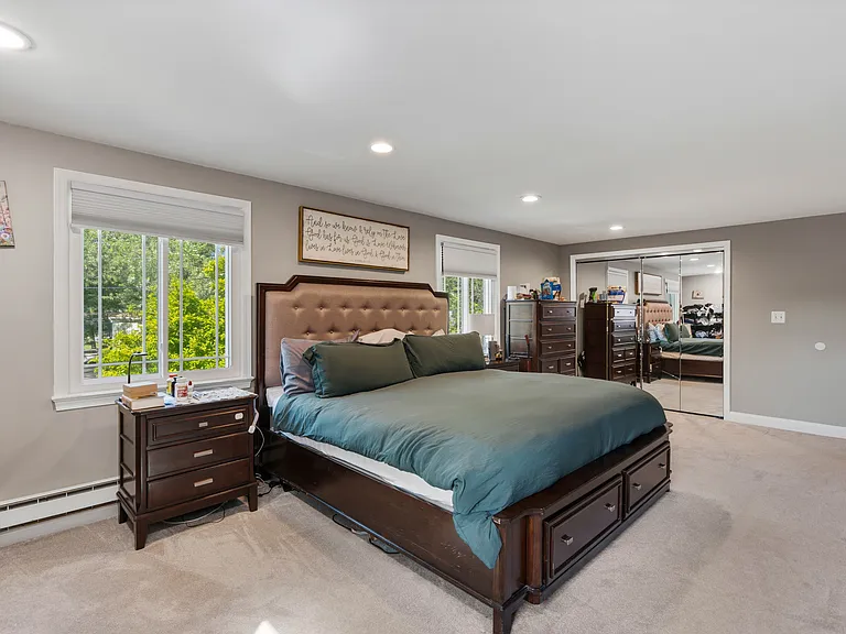 2 large closets in this room