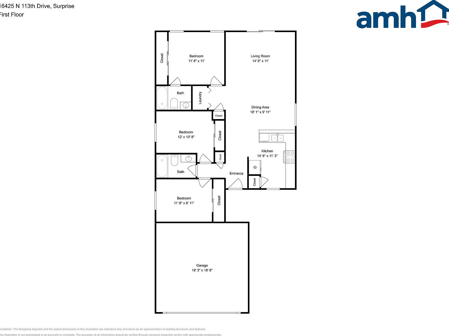 3 bed, 2.0 bath, 1130 sqft, $1,695 — Photo 2